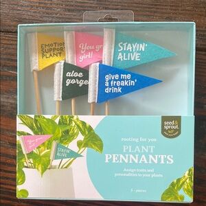 Plant Pennants - Multicolor house plants Easter Mother’s Day